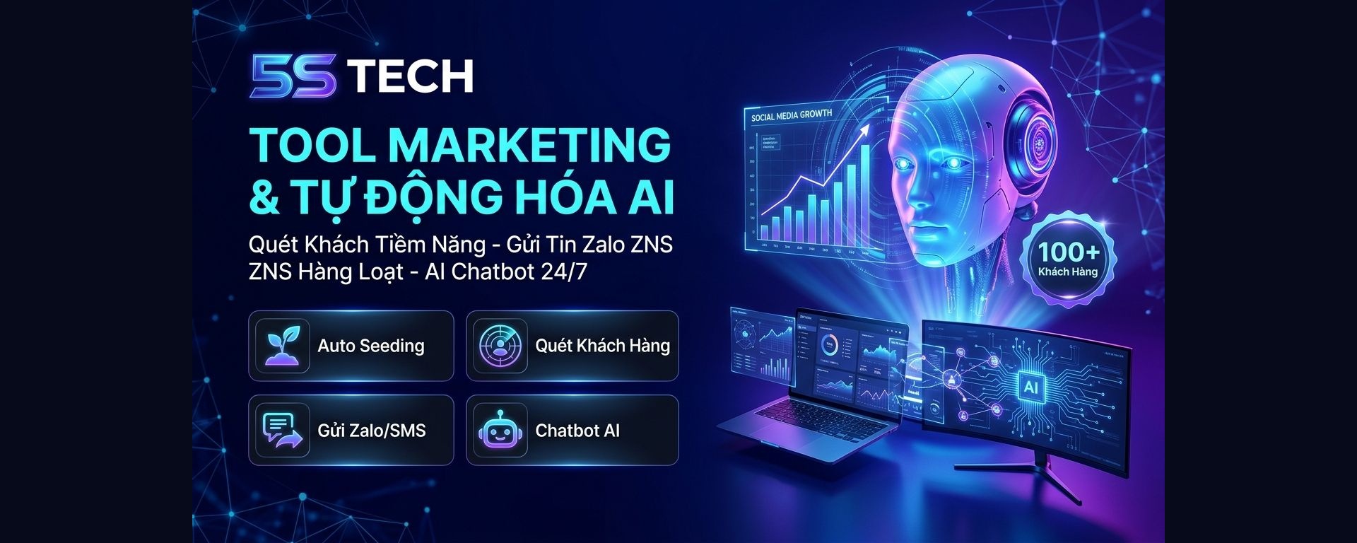 Tool Marketing & Tự Động Hóa AI